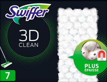 Змінні серветки для швабри SWIFFER 3D DRY PANNI PZ7 8006540001202 фото