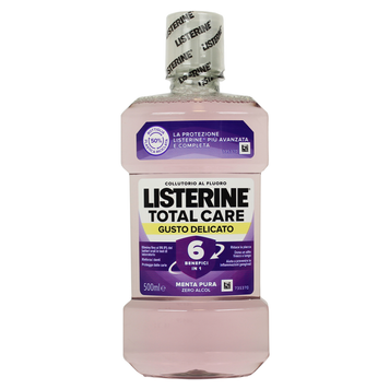 Ополіскувач для ротової порожнини комплексний захист LISTERINE COLLUT TOTAL CARE DELICATO 500 мл. 3574661666020 фото