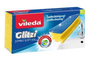 Губка для ванной комнаты VILEDA GLITZI SPUGNA ABRAS.BAGNO+IMPUG 1 шт. 4003790001420 фото